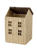 vertbaudet Aufbewahrungskorb HAUS aus Papierkordel Beige Bild 3