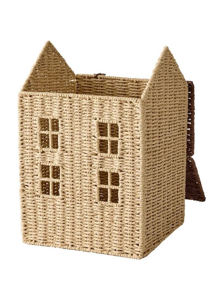 vertbaudet Aufbewahrungskorb HAUS aus Papierkordel Beige - Bild 4