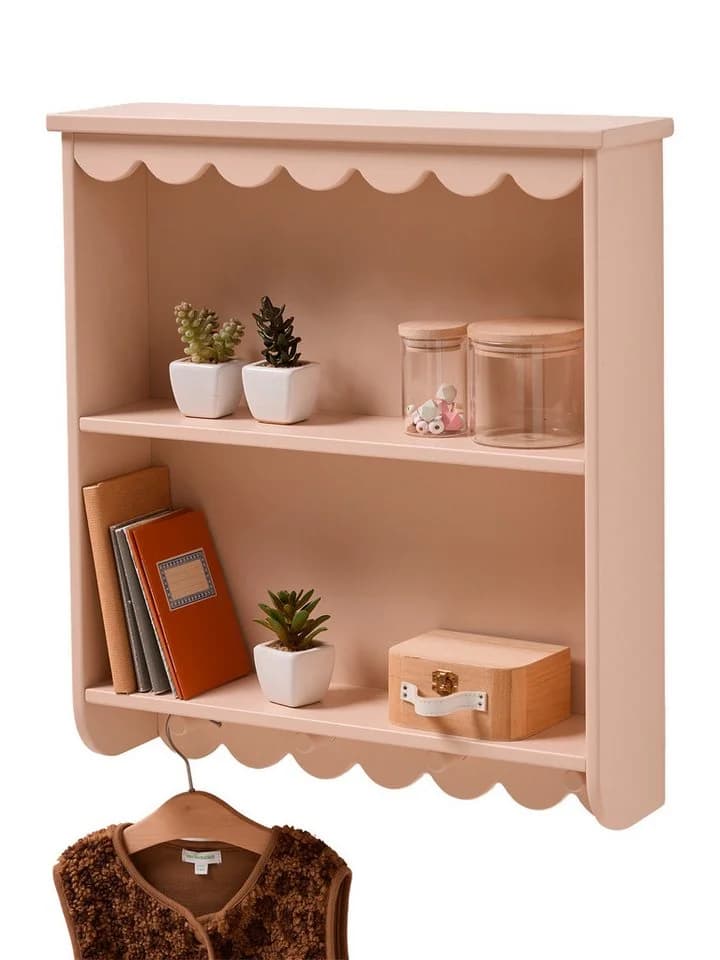 vertbaudet Wandregal FESTON mit Hakenleiste Rosa Kinderzimmer - Bild 3