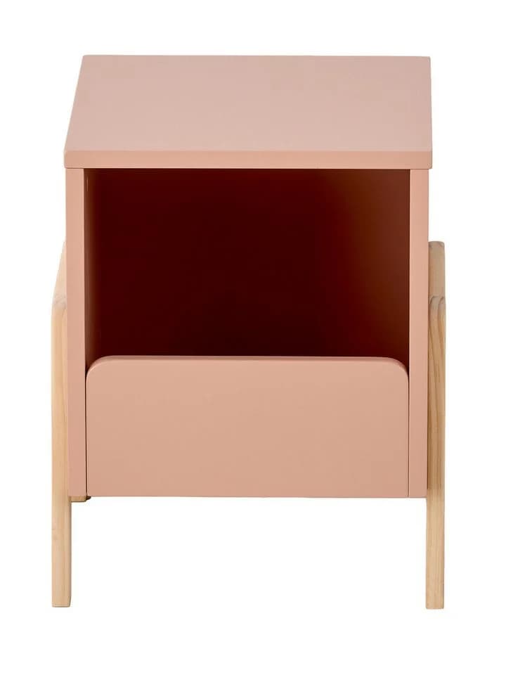vertbaudet Nachttisch Retro Kinderzimmer hellrosa