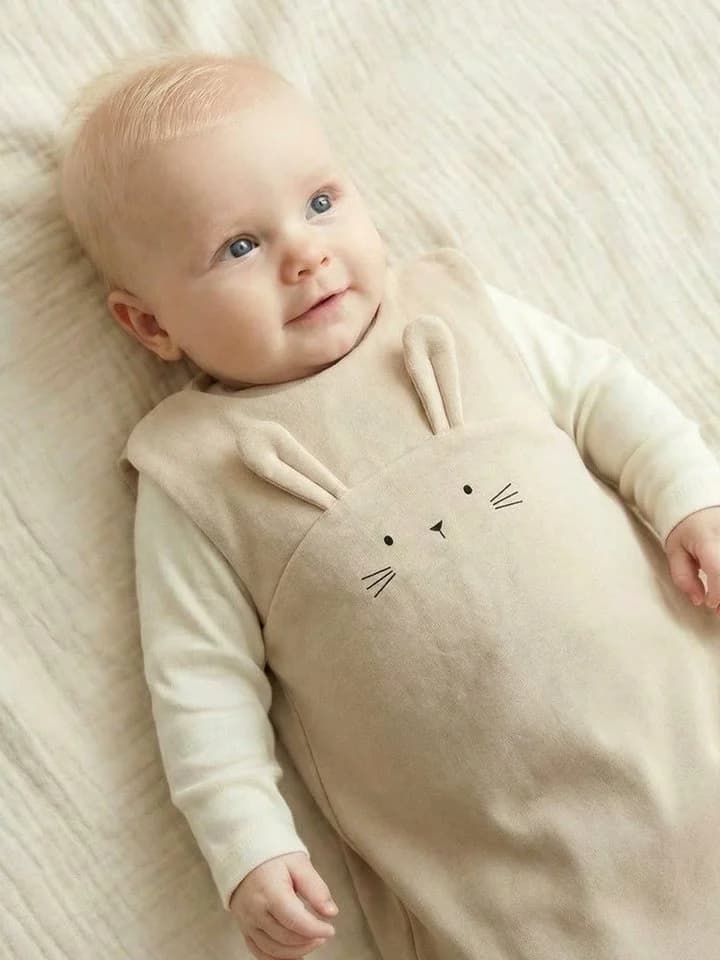 vertbaudet Babyschlafsack Sommer Jersey Hase TOG 1 - Bild 5