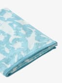 vertbaudet Strandtuch Kinder Badetuch blau bedruckt mit Recycling-Baumwolle Bild 4