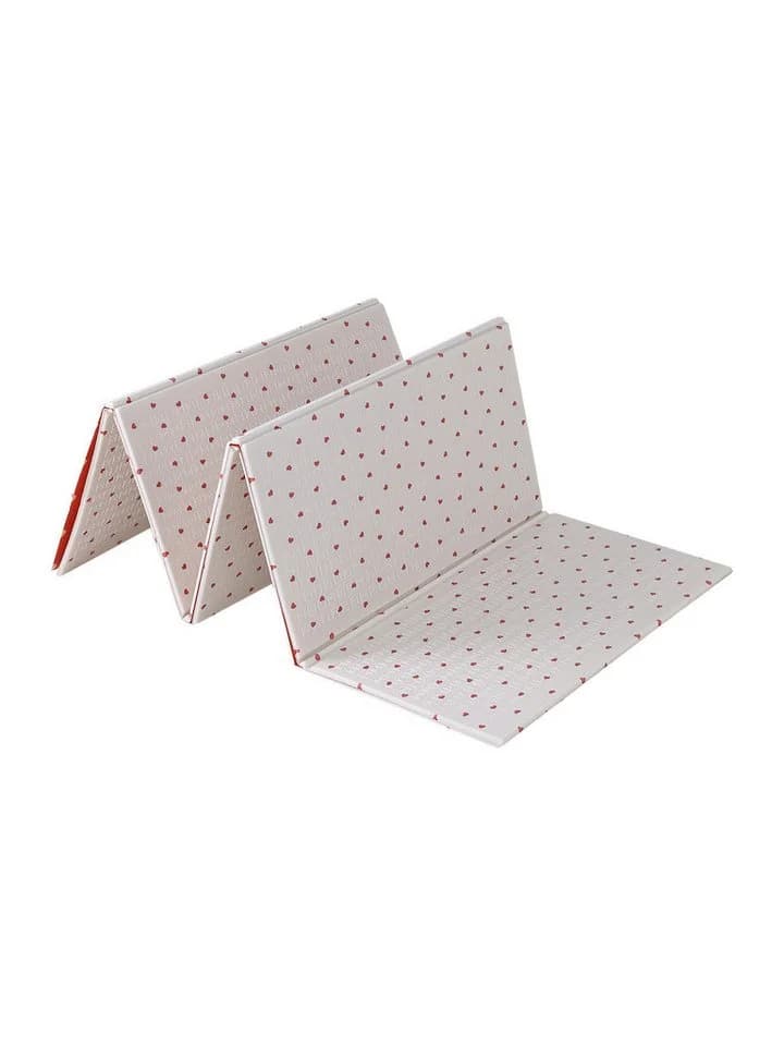 vertbaudet Krabbeldecke mit Reliefprägung Beige/Rosa - Bild 5