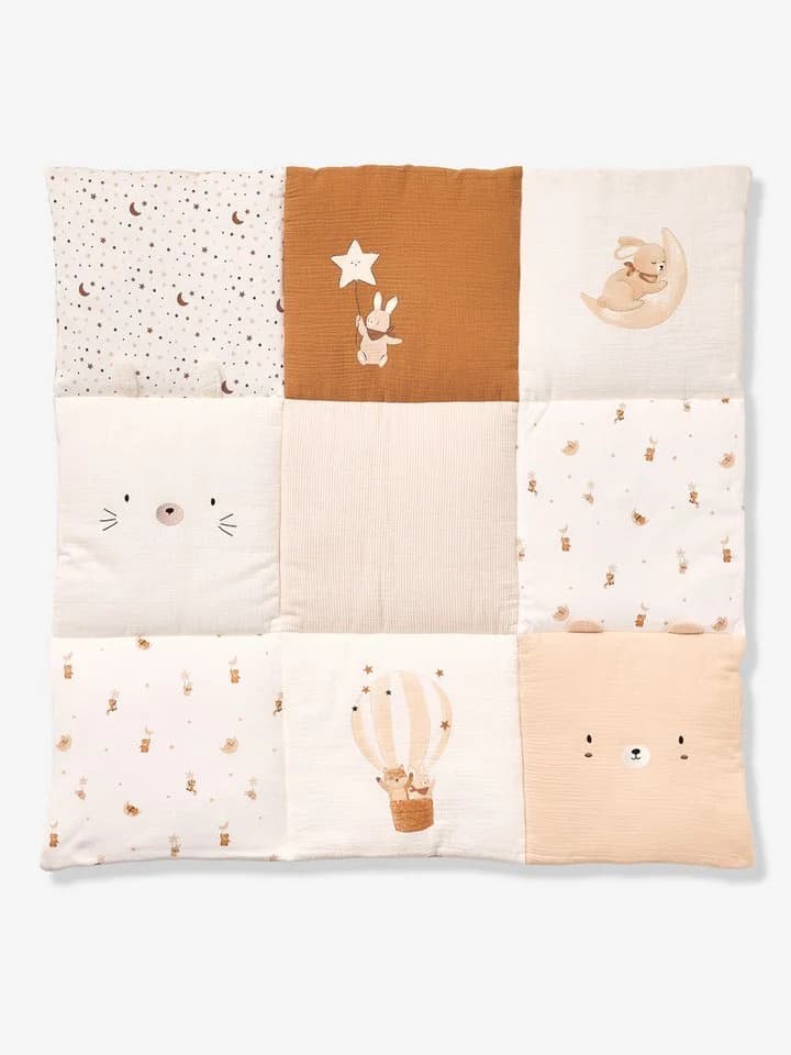 Vertbaudet Babydecke TRAUMREISE Patchwork-Design Beige - Bild 2