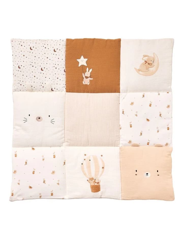 Vertbaudet Babydecke TRAUMREISE Patchwork-Design Beige - Bild 3