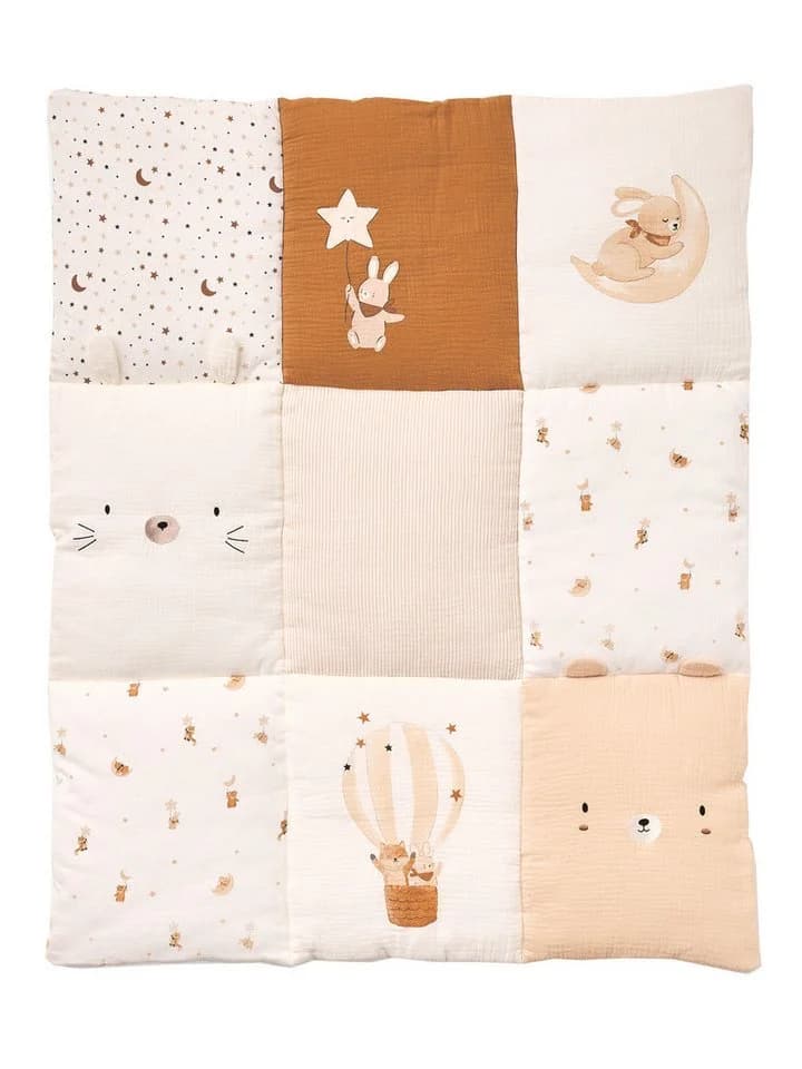 Vertbaudet Babydecke TRAUMREISE Patchwork-Design Beige - Bild 4