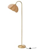 vertbaudet Stehlampe LATIKA Rattan Blütenform Gold Bild 2