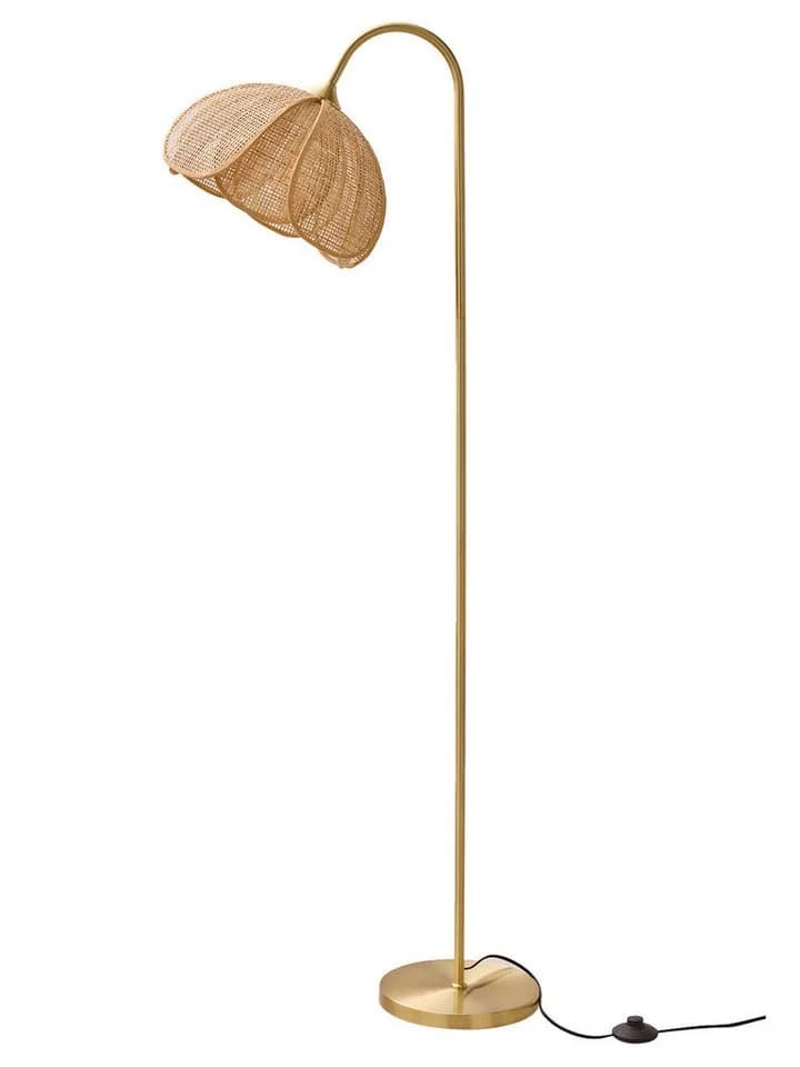 vertbaudet Stehlampe LATIKA Rattan Blütenform Gold - Bild 2