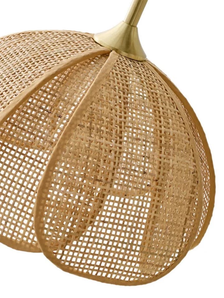 vertbaudet Stehlampe LATIKA Rattan Blütenform Gold - Bild 3