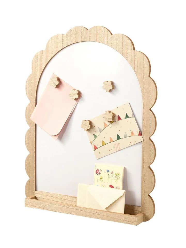 vertbaudet Pinnwand FESTON Beige Holz Metall mit Ablage - Bild 3