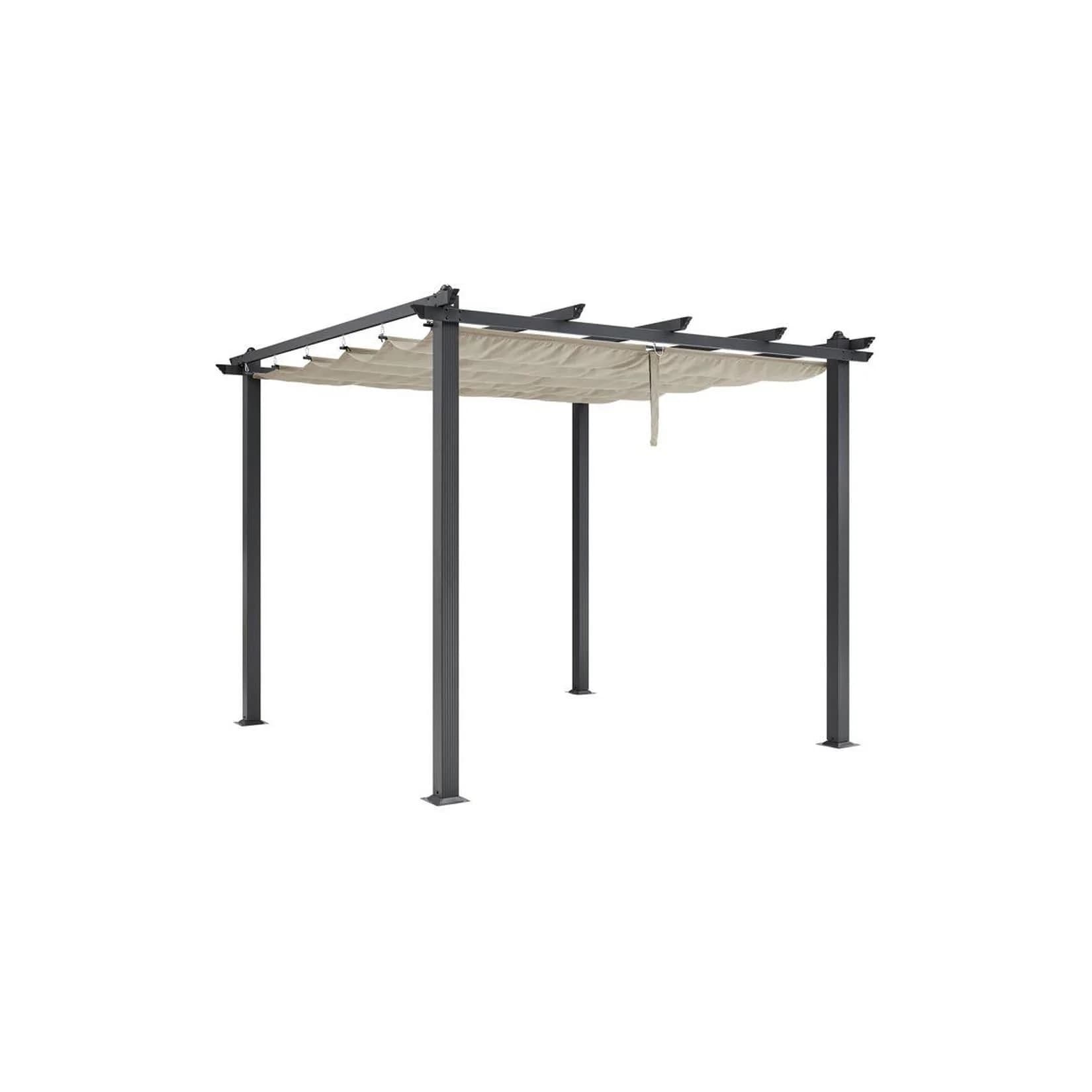 CALVI CORDOBA Aluminium-Pergola Beige 3x3m