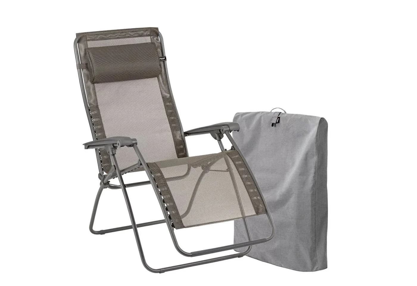 Lafuma Relaxliege RSX Relax Clip Graphit mit Schutzhaube - Bild 2