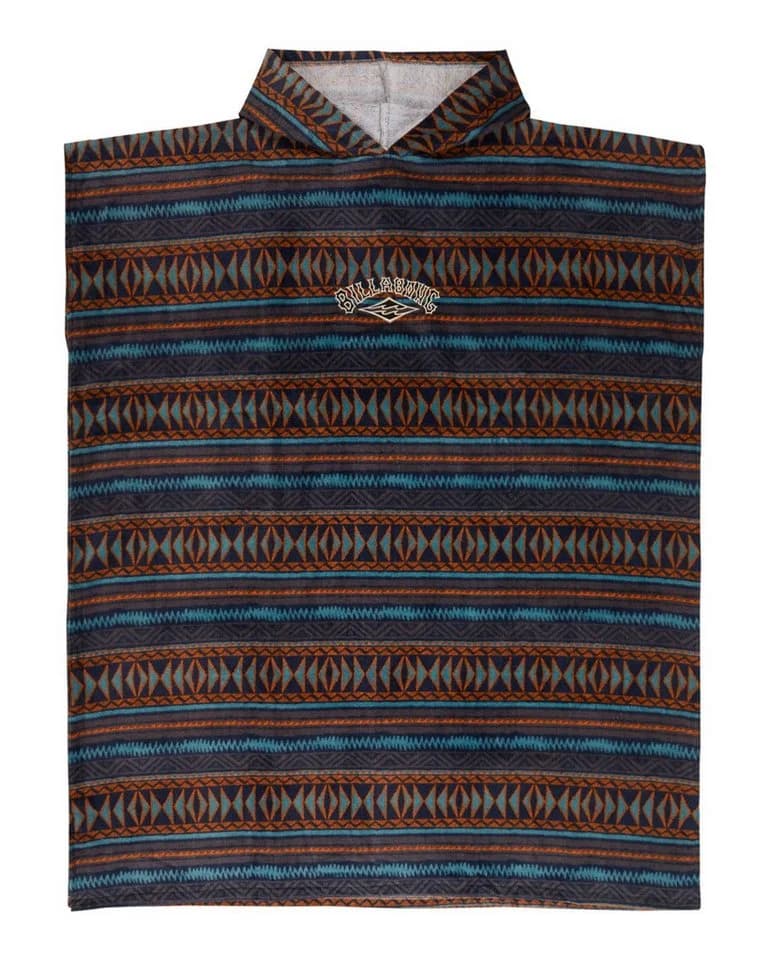 Badeponcho BILLABONG Mensed Herren Charcoal Grau Walkfrottier - Bild 2