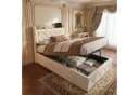 Gdood LED Polsterbett Beige Samt mit Stauraum und Lattenrost Bild 2