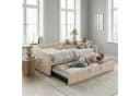 Gdood Polsterbett Ausziehbar Samt Beige Bild 4