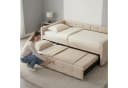 Gdood Polsterbett Ausziehbar Samt Beige Bild 5
