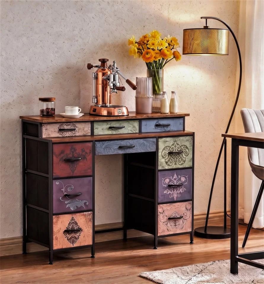 Furnishings Home Sideboard Kommode 9 Schubladen Industrial - Bild 2