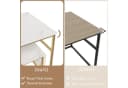 Gdood Couchtisch-Set 2-tlg. Stapelbar Marmoroptik Gold Bild 5