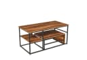 Gdood Couchtisch Rechteck Holzmaserung Stapelbar Bild 1