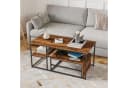 Gdood Couchtisch Rechteck Holzmaserung Stapelbar Bild 2