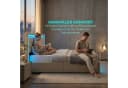 Simurq Polsterbett mit LED-Beleuchtung und Ladefunktion Beige Bild 3