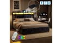 Gdood Polsterbett mit LED-Beleuchtung und Stauraum Bild 2