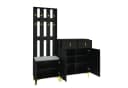 Furnishings Home Garderobenset mit Schuhbank, Schwarz, Push-to-Open Bild 3