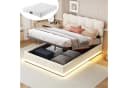 Furnishings Home Polsterbett mit LED, Samt & Bettkasten Bild 2