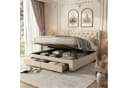 Furnishings Home Polsterbett Doppelbett Stauraumbett 180x200 cm Bild 2
