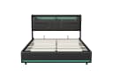 Furnishings Home Polsterbett mit LED, Stauraum & Matratze Bild 5