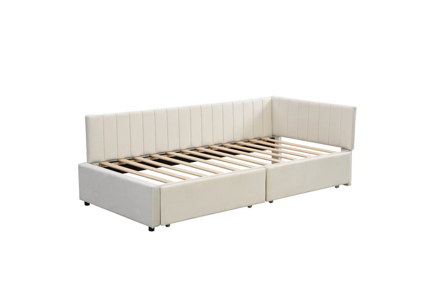 Furnishings Home Polsterbett Ausziehbett Beige