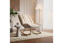 Furnishings Home Schaukelstuhl Relaxsessel Beige Bild 2
