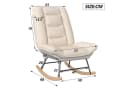 Furnishings Home Schaukelstuhl Relaxsessel Beige Bild 3