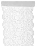 Santex Tischläufer Spitzenoptik Weiß 18cm/3m Bild 2