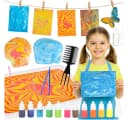 Ikonka Kreativset Malset 12 Farben Ebru-Maltechnik für Kinder ab 6 Jahren Bild 2