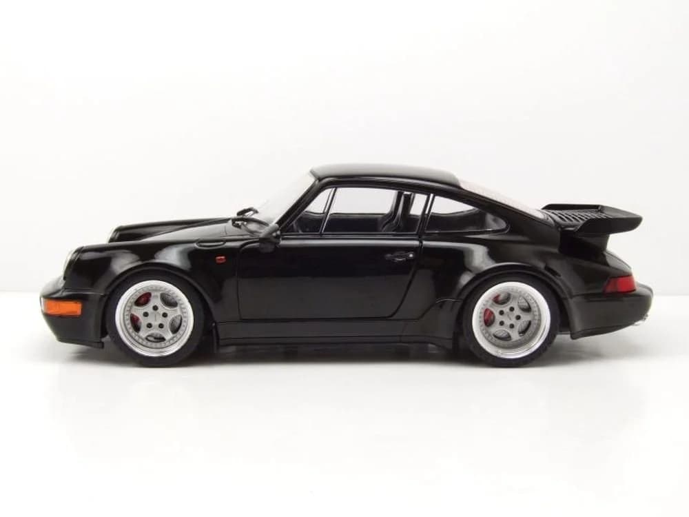 Solido Modellauto Porsche 911 (964) Turbo 3.6 1993 Schwarz 1:18 - Bild 3