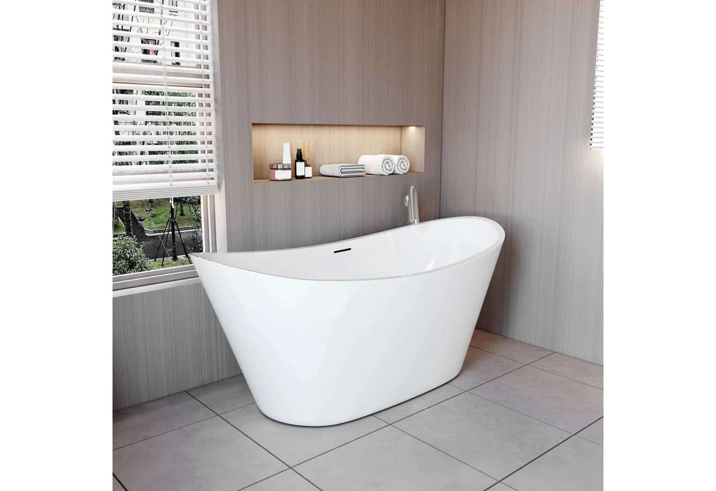 AICA Freistehende Badewanne Acryl