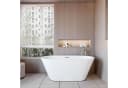 AICA Acrylbadewanne Freistehende Badewanne 58/65 cm Bild 1