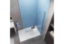 AICA Handtuchhalter 8 mm Dicke Walk-in Dusche Aluminium Chrom Schwarz Bild 3