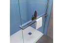 AICA Handtuchhalter 8 mm Dicke Walk-in Dusche Aluminium Chrom Schwarz Bild 5