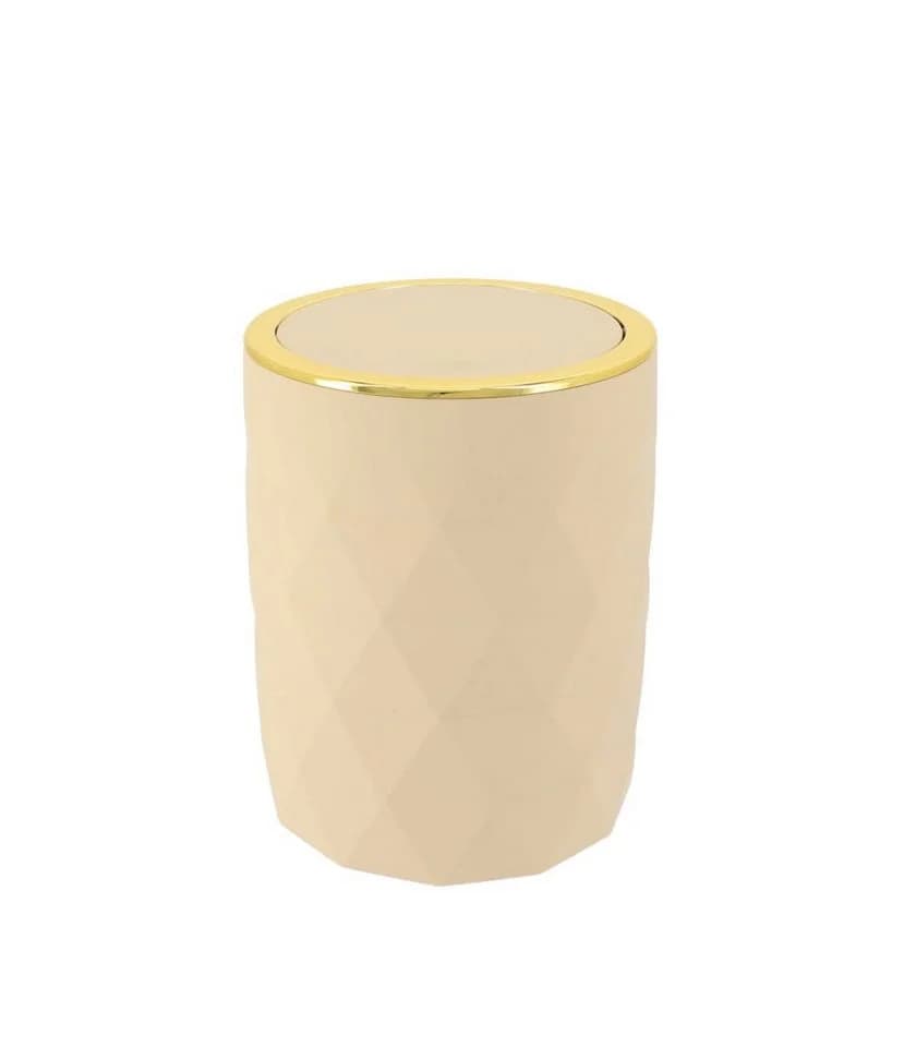 TENDANCE Kosmetikeimer 6L Goldserie Abfallsammler Bad - Bild 2