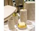 TENDANCE Kosmetikeimer 6L Goldserie Abfallsammler Bad Bild 3
