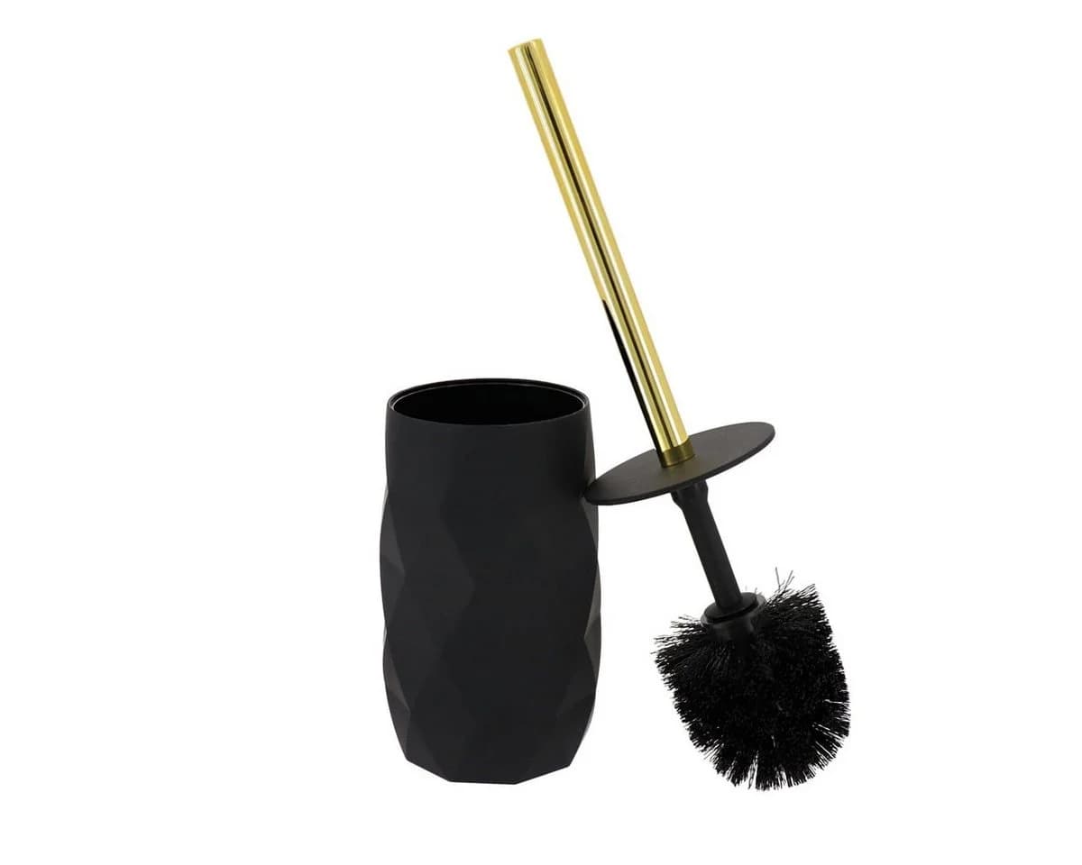 TENDANCE Badaccessoire-Set 2-tlg. Toilettenbürste & Eimer 6L Goldtouch - Bild 4