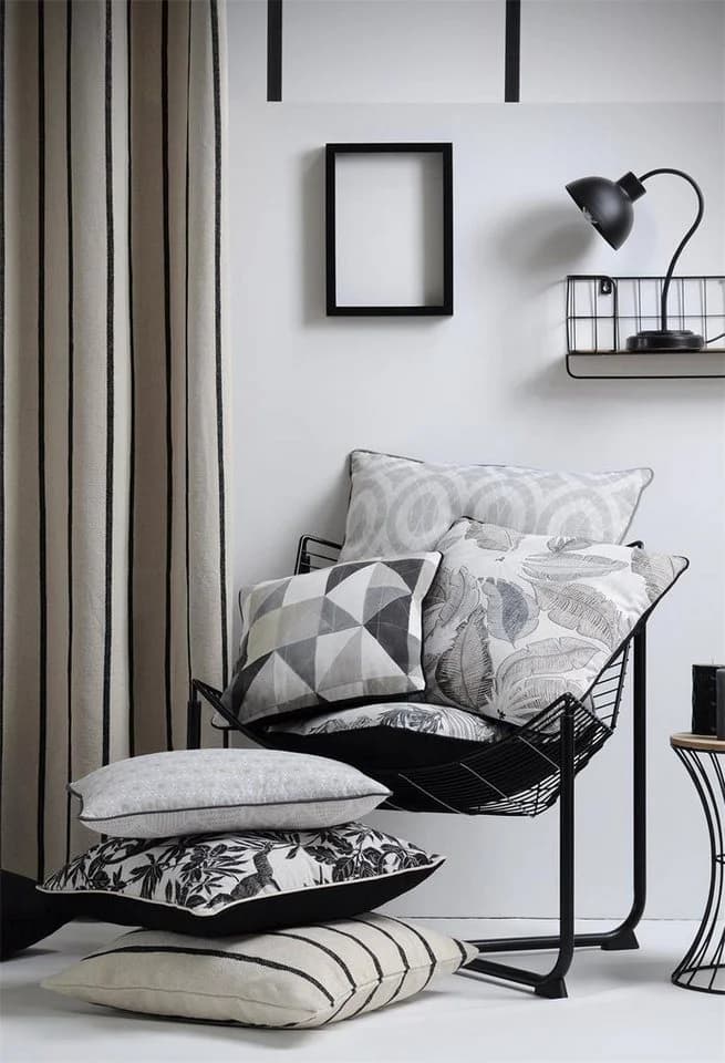 STOF Vorhang Modern Beige-Schwarz 135 x 260 cm - Bild 3