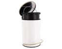 TENDANCE Kosmetikeimer Mülleimer gold 3L mit Soft-Close Pedal Bild 1