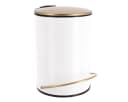 TENDANCE Kosmetikeimer Mülleimer gold 3L mit Soft-Close Pedal Bild 3