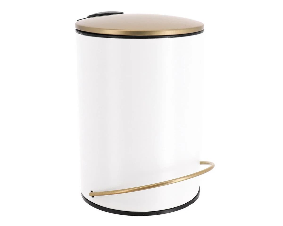 TENDANCE Kosmetikeimer Mülleimer gold 3L mit Soft-Close Pedal - Bild 3