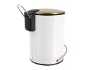 TENDANCE Kosmetikeimer Mülleimer gold 3L mit Soft-Close Pedal Bild 4