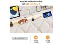 zebery Stauraumbett Polsterbett Beige mit LED, USB & Bettkasten Bild 4