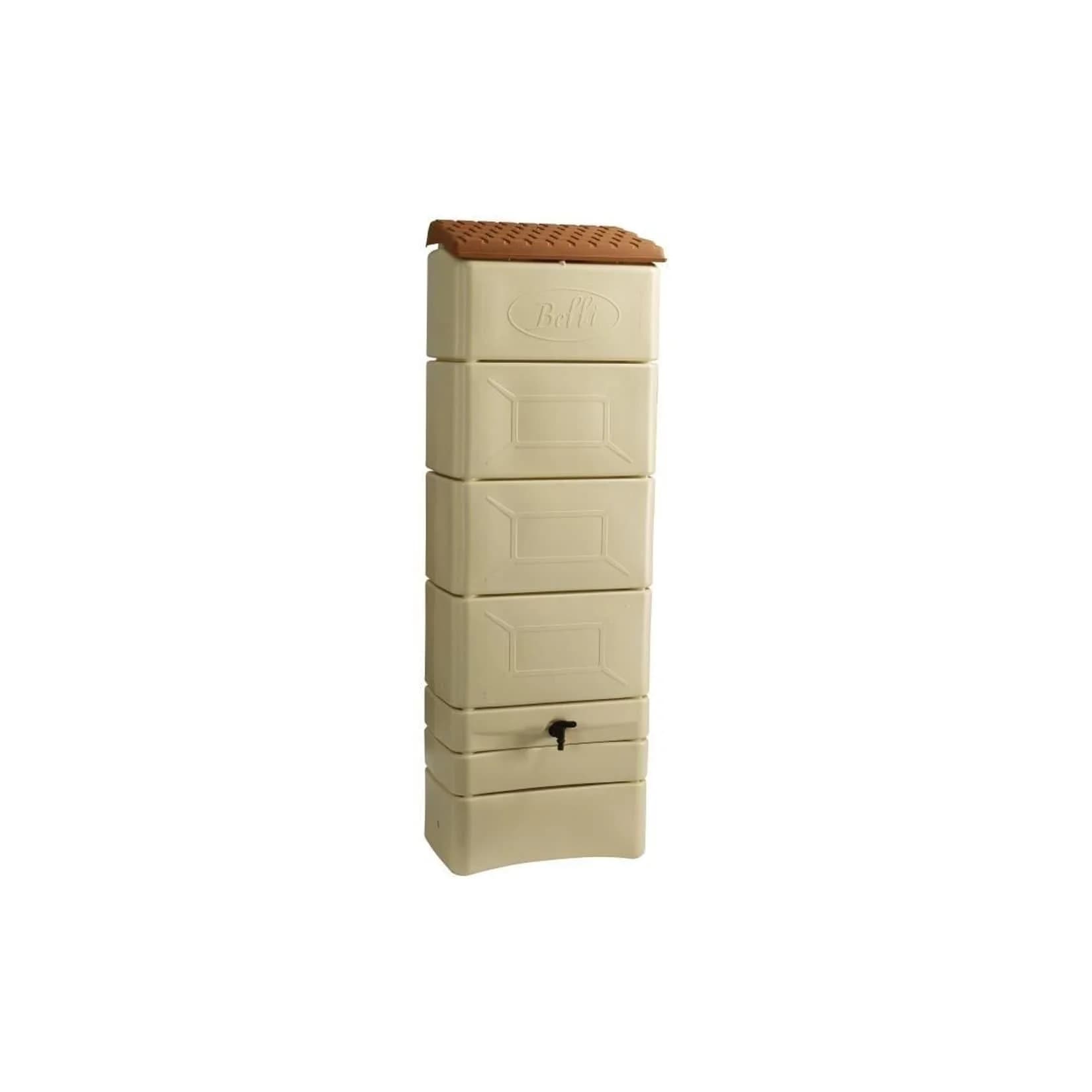 BELLI Wandmontierter Wasserauffangbehälter 300 l Beige